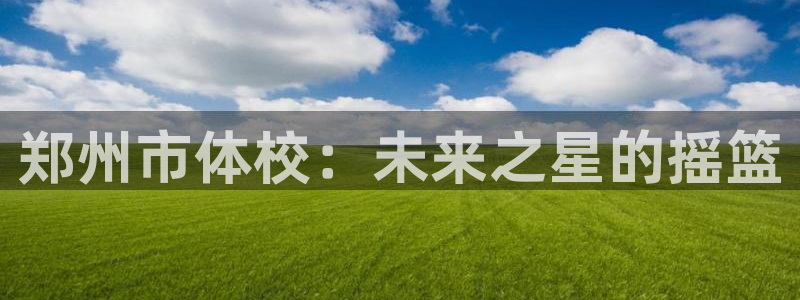 米兰体育官方正版app娱乐网站:郑州市体校:未来之星的摇篮